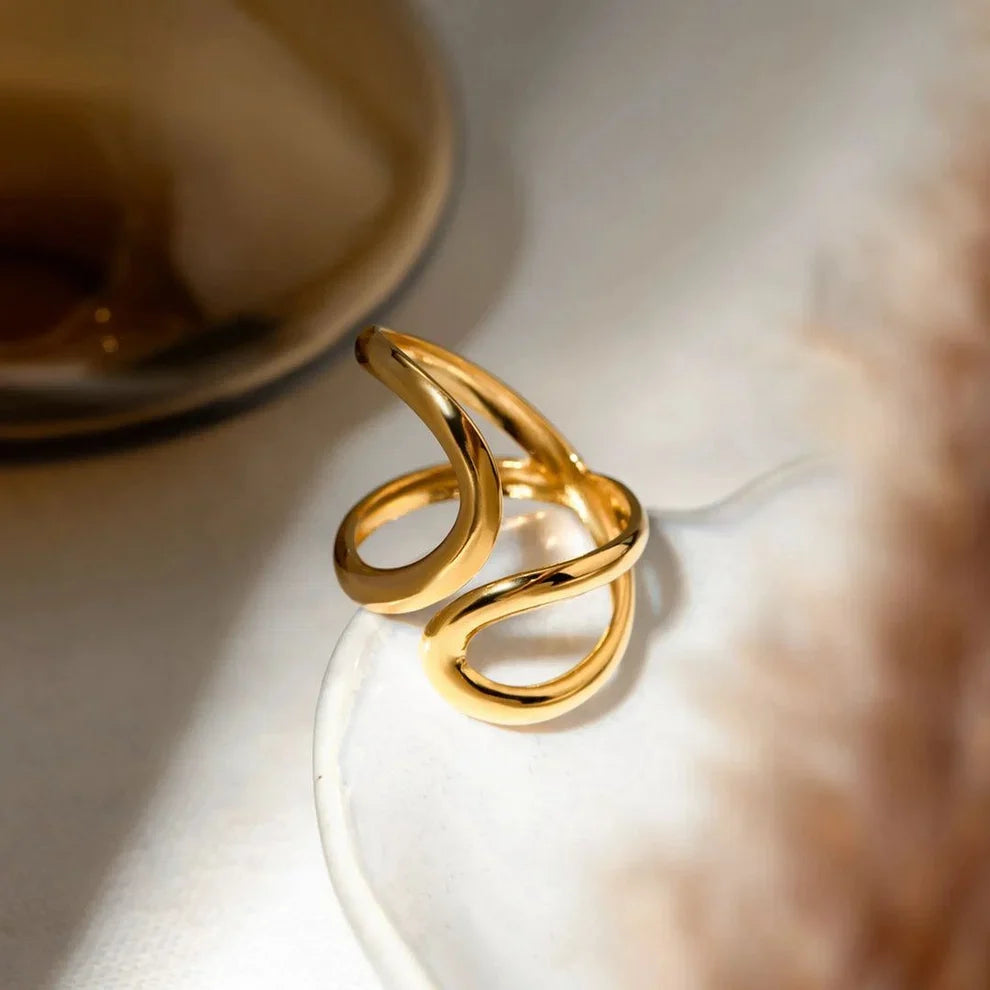 Stylish &amp; Elegant Stainless Steel Premium Quality Adjustable Ring