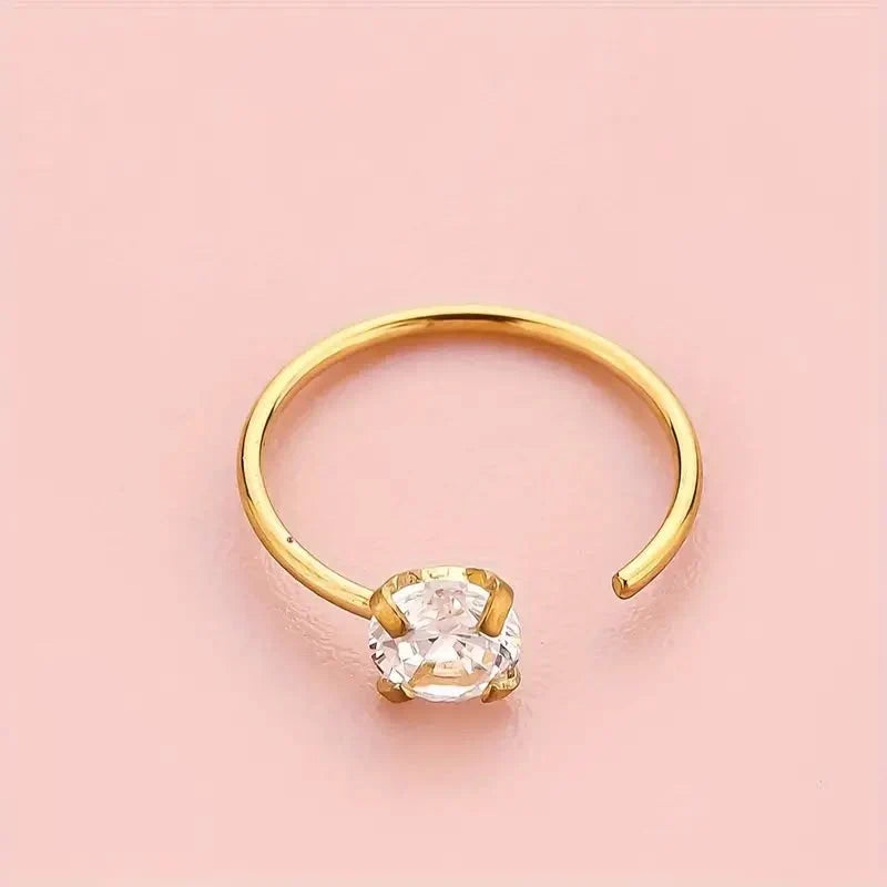 Stainless Steel Premium Quality Nose Ring – Elegant, Stylish Design