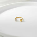316L Stainless Steel Nose Ring – Elegant Minimal Design for Everyday Wear